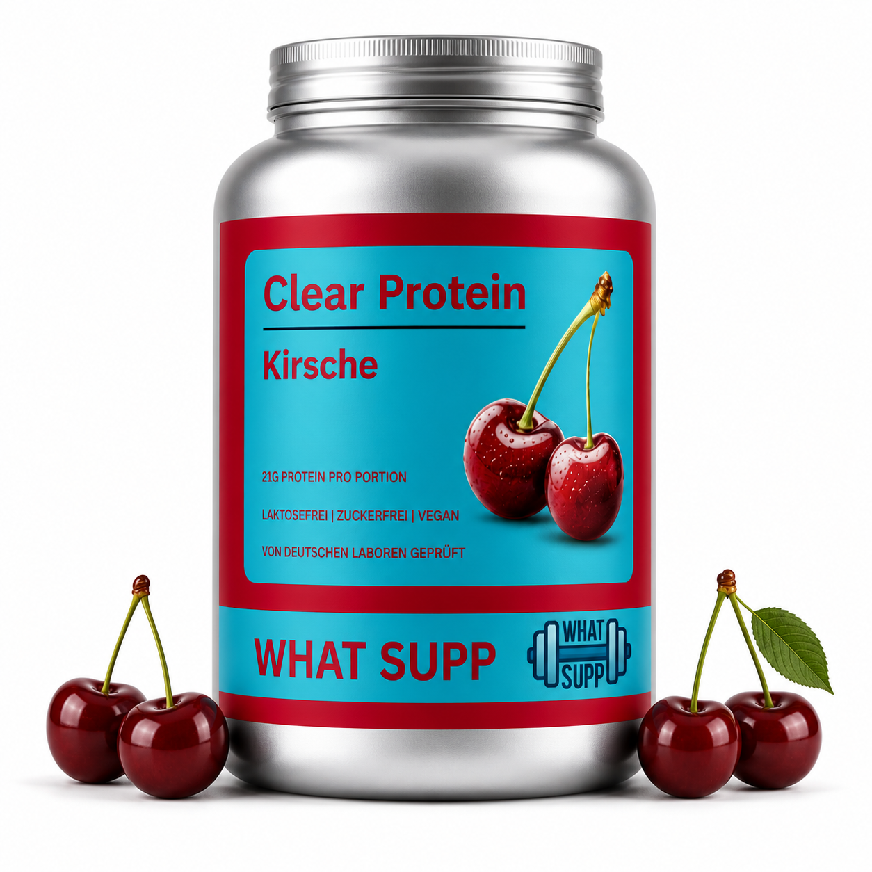 WhatSupp Clear Protein – Kirsche (500g)